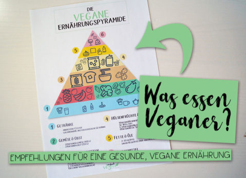 Die vegane Ernährungspyramide | Empfehlungen für eine gesunde & ausgewogene vegane Ernährung + free printable