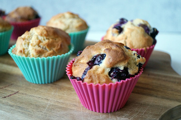 Rezept | vegane Blaubeermuffins | einfach vegan